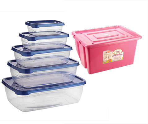 Rectangular Plastic Containers